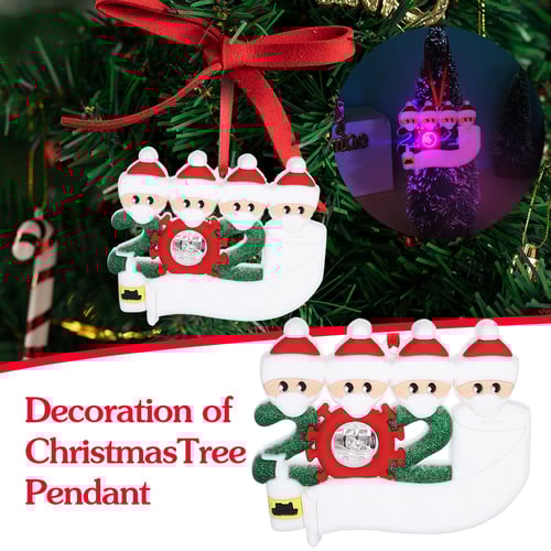 2020 Christmas Xmas Hanging Ornament Family Ornaments Decor 