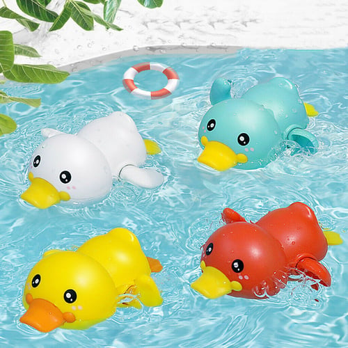 wind up swimming bath toys