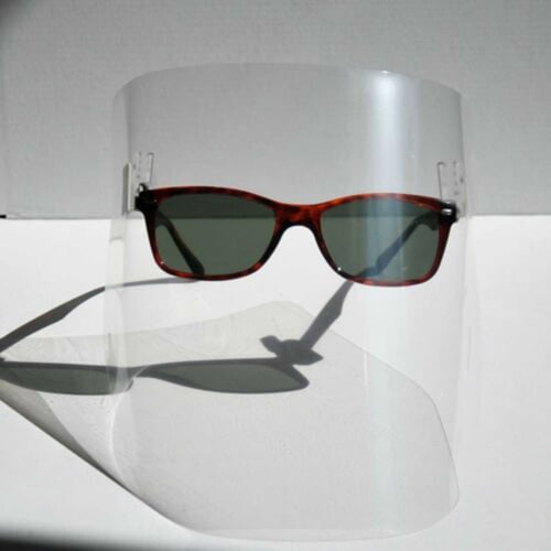 Safety Face Visor Mask Shield Clip On Glasses 