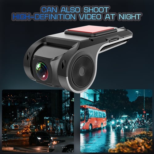 USB 1080P HD Dash Camera Car DVR Night Vision 170 Wide Angle Road Video  Recorder Support ADAS Loop Recording