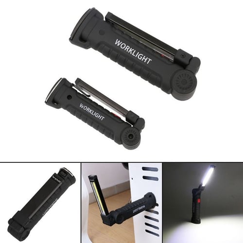 Rechargeable COB LED Work Light USB Flexible Magnetic Inspection Lamp Hand Torch 