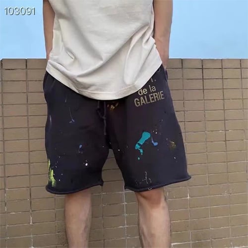 Manual Splash Ink Gallery Dept Shorts Men Women 1 1 Cotton Washed Do Old Vintage Beach Shorts Graffiti Gallery Dept Breechcloth Buy Manual Splash Ink Gallery Dept Shorts Men Women 1 1 Cotton