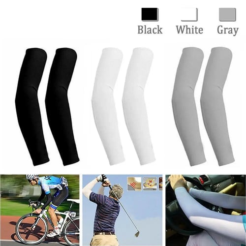 Men Women Cycling Arm Warmers Riding Mountain Bike MTB Sunscreen Sleeves Running 