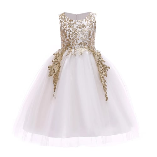 LZH Baby Girls Birthday Special Princess Lace Dresses for Party Wedding Special Occasion Dresses for Girls