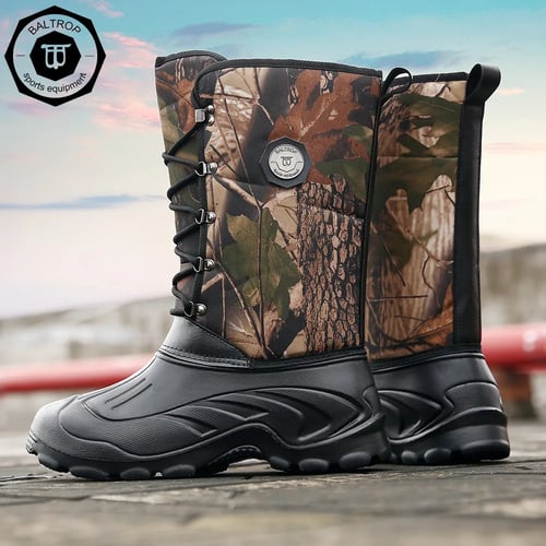 Tactical Hunting Boots Camouflage Hiking Shoes High-top Anti-skid Shockproof 