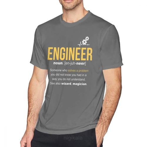 Short Sleeve Shirts Engineer is Not A Magician Tee Shirt