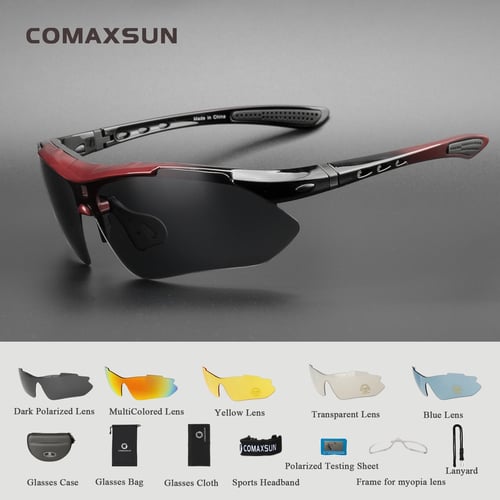 TR90 Polarized Cycling Sunglasses Outdoor Sports Fishing Professional Goggles 