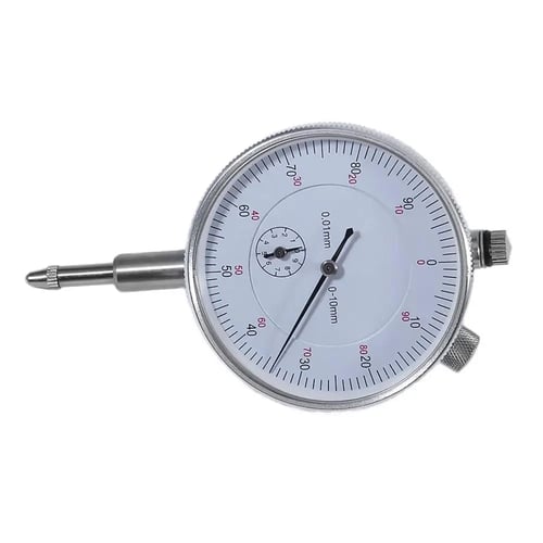 Precision Pointer Dial Indicator Gauge Measurement Tool 0-10mm 0.01mm 