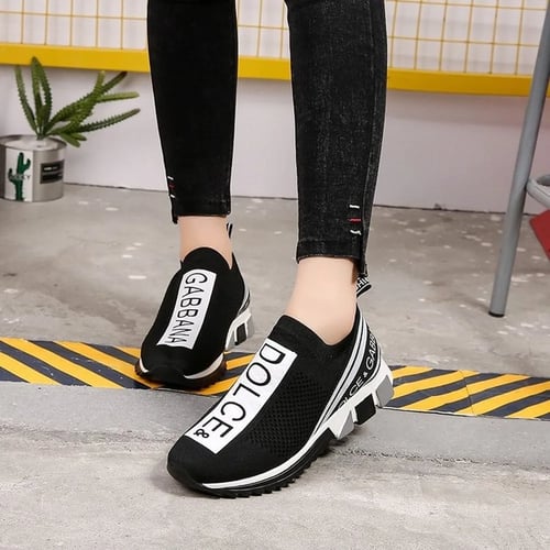 Women's Hypersoft Sneakers Running Shoes  Breathable LightWeight Slip On Casual