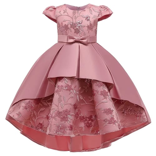 Kids Baby Birthday Party Princess Dress Flower Girl Dresses Formal Evening Gown 