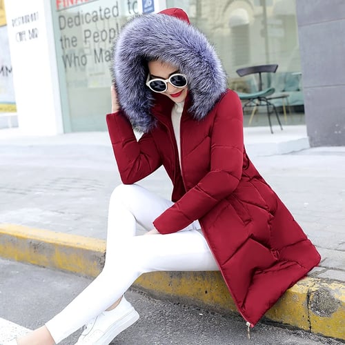 womens Lady Mink Fur Long Coats Hooded Jackets Winter Warm Outwear Plus Sz 6XL 