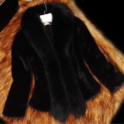 2021 Winter Women Fur Coats White Black, Fur Coats Ottawa