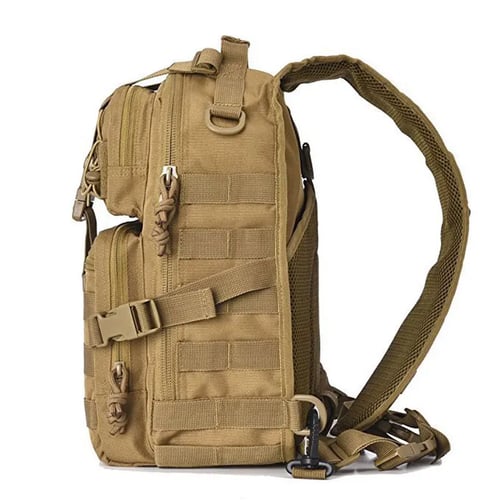 Outdoor Military Tactical Sling Backpack Army Molle Waterproof Rucksack Bag 