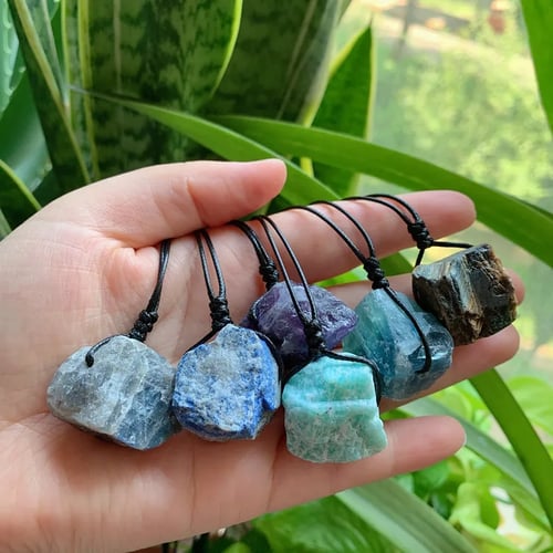 Reiki Healing Stone Raw Rock Mineral Labradorite Crystal Necklaces Natural Amethysts Amazonite Fluorite Quartz Pendant Necklaces Buy Reiki Healing Stone Raw Rock Mineral Labradorite Crystal Necklaces Natural Amethysts Amazonite Fluorite Quartz