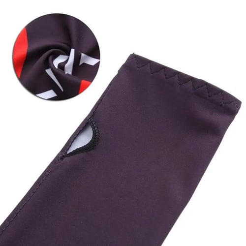 1 Pair Cooling Arm Sleeves Cover Lace UV Sun Protective Summer Sports Cycling 