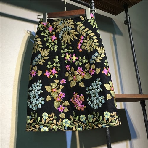 れなし TOCCA - Flower Bouquet Embroidery Skirt の通販 by しゃね