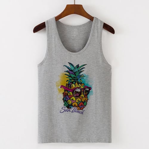 Plus Size Summer 90s Women Casual Vest Tank Tops Sexy Camisole Pineapple Avocado Print Tops Harajuku Sleeveless Female T Shirt Buy Plus Size Summer 90s Women Casual Vest Tank Tops Sexy Camisole