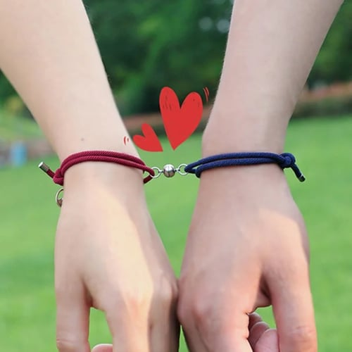 Long Distance Best Friend Bracelet for Two Bracelet for Couples Set of Two Matching Bracelets for Couples Couples Bracelet Set