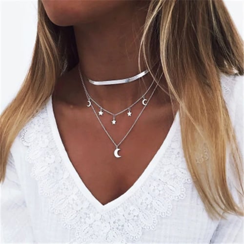 HultQuist Collier Necklace silver-colored casual look Jewelry Collier Necklaces 