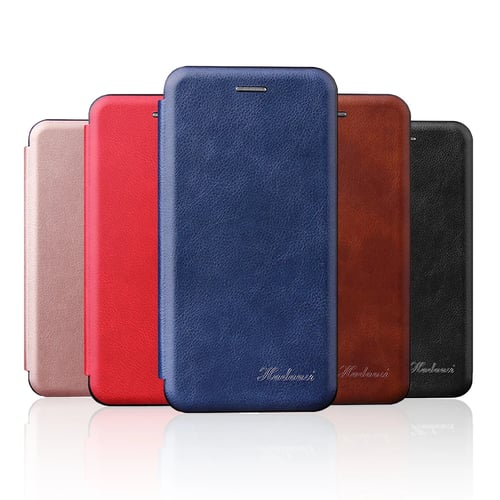 Leather Wallet Solid Color Stand Magnetic Case Cover For Huawei Honor 10 20 P20 