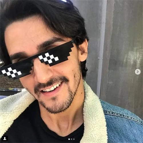 Thug Life Sunglasses Deal With It 8 Bit Pixel Glasses Cool Fashion Goggles