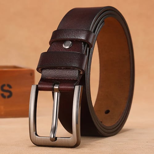 Belt Men Top Quality Luxury Leather Belts For Men Strap Male Metal Automatic Buckle Big Size 160 Cm 150 Formal Belt