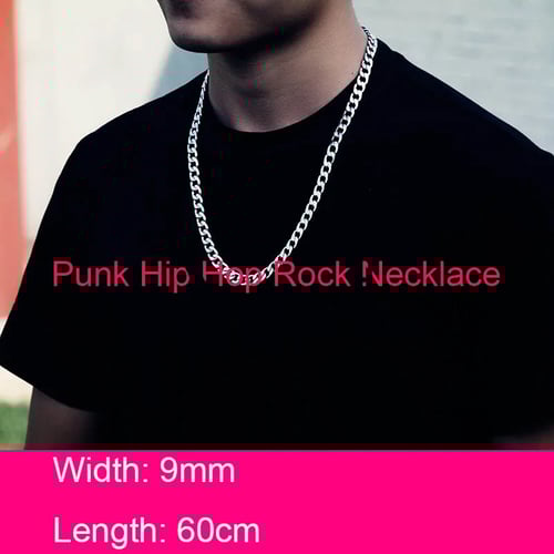 Steel Necklace Mens Necklace Jewelry For Neck Gifts For Man Accessories Cuban Link Chain Necklaces Black Gold Hip Hop Steampunk Buy Steel Necklace Mens Necklace Jewelry For Neck Gifts For Man