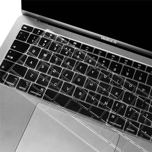 EU Spanish Arabic French Russian Keyboard Cover Silicone Skin for MacBook Pro 13 15 2018/2017 Touch Bar A1706 A1707 A1989 A1990,EU English