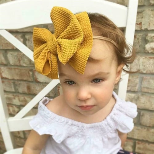 9 Pcs Kids Girl Baby Bowknot Cute Headband Hair Band Accessories Headwear Infant 