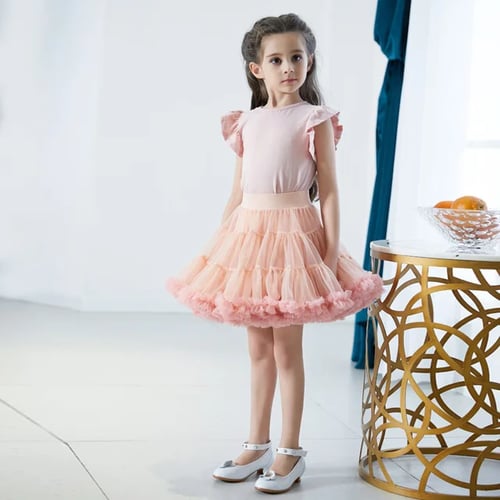Baby Girls Tutu Skirt Princess Fluffy Soft Tulle Ballet Birthday Party Pettiskirt 9M-8T 