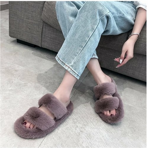 Women Slippers Bottom Soft Home Shoes Warm Indoor Slip-On Slides Comfortable New 