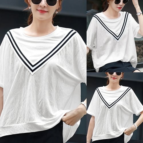 Short Sleeve T-Shirt Female Summer Fashion Loose-Fit Online Celebrity Versatile Korean-Style T-Shirt - buy Women Short Sleeve T-Shirt Fashion Loose-Fit Online Celebrity Versatile Korean-Style T-Shirt: prices, reviews | Zoodmall
