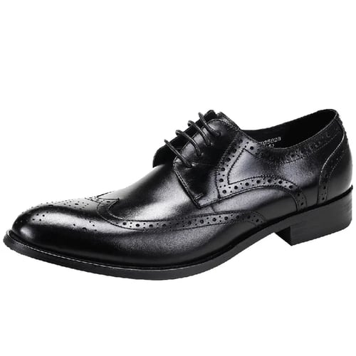 New Mens Vintage Wingtip Oxford Shoes Lace Up Dress Formal Casual Brogue Shoes# 
