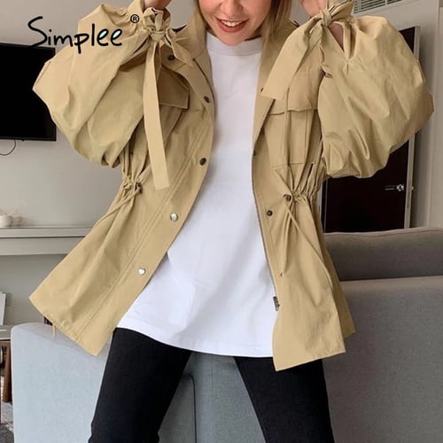 2019 New Women Woolen Hooded Thin Coat Loose Ladies Casual Hoodies Jacket Overcoat Outerwear Top with Pockets