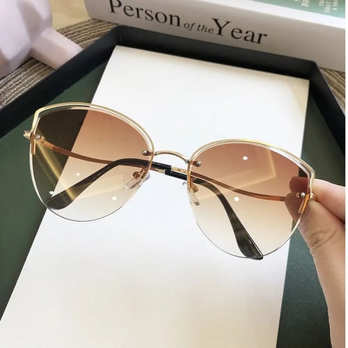 Vintage Small Fashion Frame For Women Summer Cat Eye Luxury sunglasses 2020 
