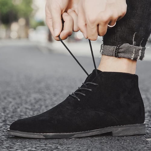 Chelsea Boots Men 2020 Spring & Autumn Classic Casual Boots Male Fashion Shoes Men Lace-up Casual Botas Black Brand Men's Boots - buy Chelsea Boots Men 2020 Spring & Autumn Casual