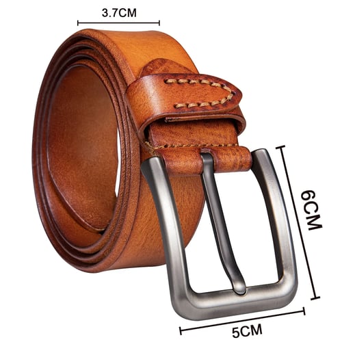 Hi Tie Men Top Layer Leather Casual Belt Vintage Handmade Design Pin Buckle Genuine Leather Belts Male Waistband Cummerbund Buy Hi Tie Men Top Layer Leather Casual Belt Vintage Handmade Design Pin Buckle