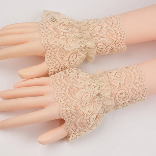 Fake Sleeve Arm Cover Sun Protection Female Scar Cover Gloves Elbow Sleeve Cuff 
