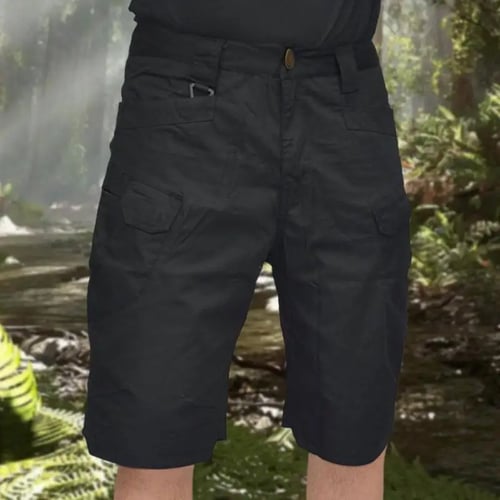 URBEST Tactical Shorts for Men Waterproof Breathable Quick Dry Hiking Fishing Cargo Shorts with Multi Pockets 