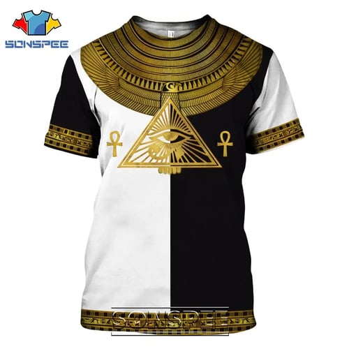 Ancient Egypt Eye of Horus Pyramid T-shirt
