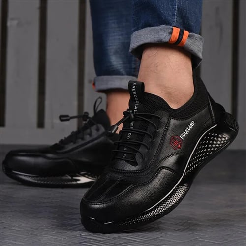 Mens Steel Toe Caps Work Boots Oxford Safety Shoes Indestructible Sport Sneakers 