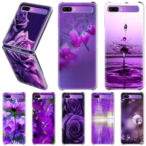 Infinity On Purple Transparent Pc Hard Case For Samsung Galaxy Z Flip 5g Back Cover For Samsung Z Flip Phone Shell Coque Buy Infinity On Purple Transparent Pc Hard Case For