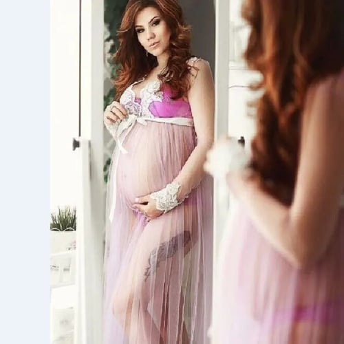 Pregnancy Photography Clothes Props Lace Maternity Dresses For Photo Shoot One Piece Mopping Dress Net Yarn Front Split Clothing Buy Pregnancy Photography Clothes Props Lace Maternity Dresses For Photo Shoot One Piece Mopping