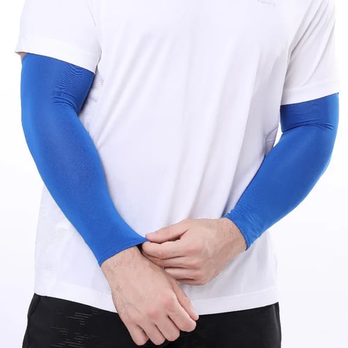 Arm Sleeves UV Sun Protection Stretchy Driving Running Cycling Arm Warmer Unisex 