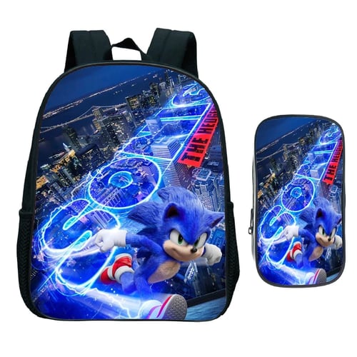 Sonic 16" School Large Backpack Boy Backpack