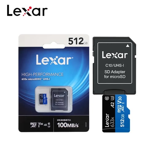 Original Lexar 128gb Micro Sd Card 256gb Memory Card 64gb High Speed Up To Max 95m S 512g Class10 633x Tf Flash Card Buy Original Lexar 128gb Micro Sd Card 256gb Memory