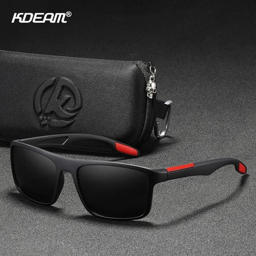 Kdeam Men Polarized Sport TR90 Sunglasses Women Outdoor Driving Party Eyewear 