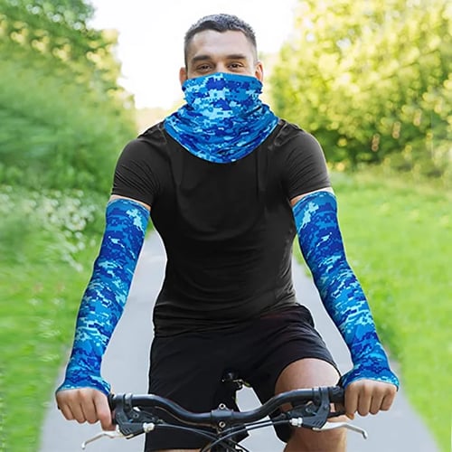 UnisexCooling Arm Sleeves UV Sun Protect  Outdoor Sports Athletic Cycling Cover 