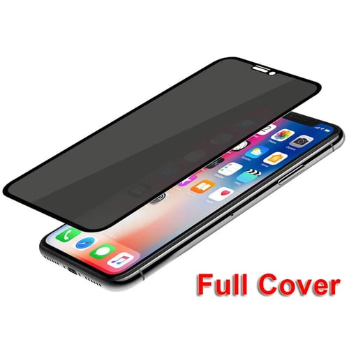 9h Anti Spy Tempered Glass For Iphone 11 Pro Max X Xs Xr Se 6 7 8 Plus Privacy Hd Screen Protector On Iphone 12 Pro Max 12mini Buy 9h Anti Spy Tempered