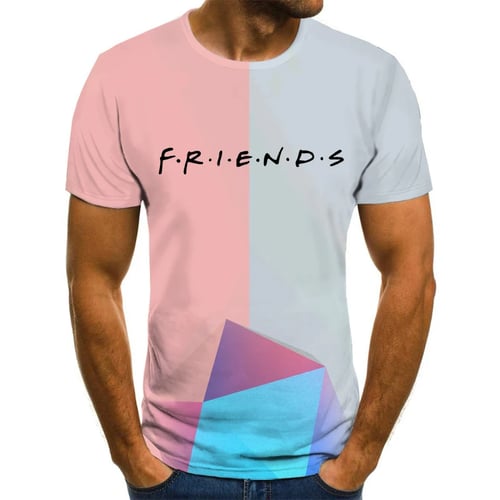 T-Shirt Funny Fashion Mens 3D Top Tees 